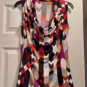 Worthington Cowl Neck blouse top shirt